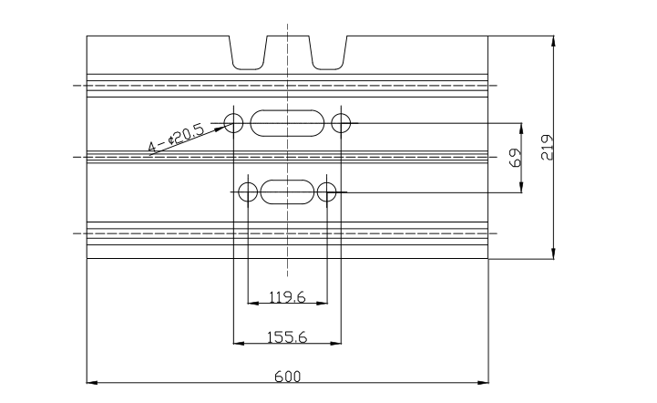 Track shoe drawing